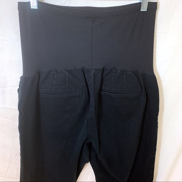 Gap Maternity Black Full Panel Bi Slim Crop 12 - Picture 5 of 8